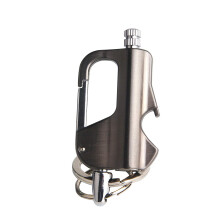 Permanent Match Flint Fire Starter Keychain Lighter with LED Flashlight Waterproof Survival Camping
