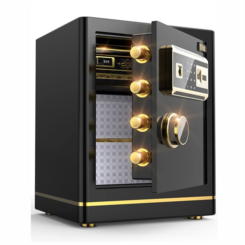 Electronic Home Safe With Fingerprint Access Control, Solid Steel Digital Safe Box For Cash And Documents 9351714680042