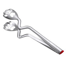Stainless Steel Kitchen Tongs with HeatResistant Long Handle for BBQ Grilling and Salad Serving