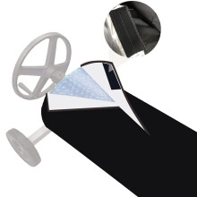 Waterproof Black 210D Oxford Pool Cover Solar Reel Protective Blanket for Outdoor Use Large Size