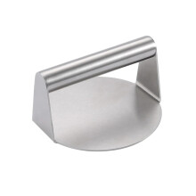 Stainless Steel Hamburger Press Manual Round Burger Patty Maker for Home Kitchen
