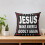 Μαξιλαροθήκη Jesus Throw 18x18 ίντσες διακόσμηση σπιτιού 5