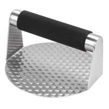 Stainless Steel Burger Press for Grilling, Food Grade Patty Maker with Uniform Shape, Easy Clean and Compact