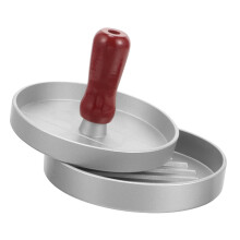 Stainless Steel Burger Press with Comfortable Grip, Uniform Patty Maker for Home and BBQ