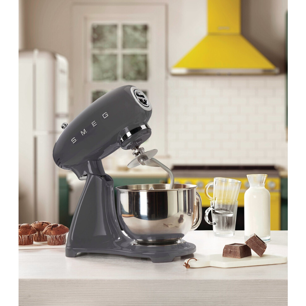 Smeg (Black) Smf03 50’S Retro Style Stand Mixer Black