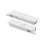 Window Tilt Latch Pair White Plastic Spring Loaded Snap‑In Replacement Set for Double Hung Windows 1