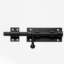 304 Stainless Steel Slide Bolt Latch 10 Inch Heavy Duty Gate Lock Rustproof Outdoor Security Black