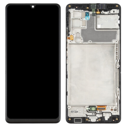 Γνήσια οθόνη LCD Super AMOLED για Samsung για Galaxy A42 5G SM-A426 Digitizer Full Assembly με πλαίσιο (Μαύρο) 2