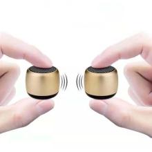 [COD] Mini alto-falante Bluetooth portátil com subwoofer, sem fio, com graves potentes, TWS, estéreo, em metal, reprodutor de música/multico