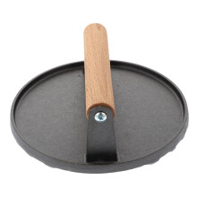 Cast Iron Burger Press for Grilling Heavy Duty Nonstick Meat Smasher Quick Searing Results BBQ Tool