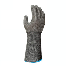 Level 9 Cut Resistant Gloves with Adjustable Metal Buckle, Stainless Steel Safety Work Gloves 2pcs M