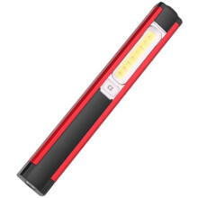 Rechargeable LED Work Light COB Flashlight with MultiMode Red White Lighting USB Fast Charging