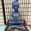 Meditating Alien Garden Statue Resin Ornament 4