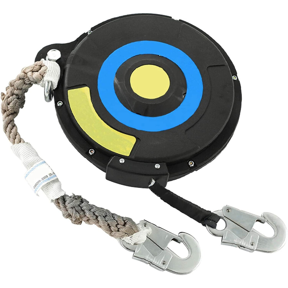 10M Self Retracting Lifeline Fall Protection Lanyard With Automatic Fall Arrest And Self Locking Hook For Construction 9351714681377