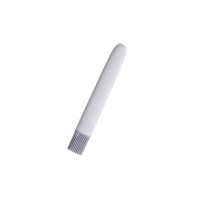 Ergonomic Silicone Basting Brush with Fine Bristles for BBQ Sauce and Baking Oil Application