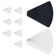 Precision Cleaning Wipes Low Lint Cloths Nonwoven Dust Sheets for Electronics and Optics (White80Black10)