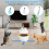 Automatic Cat Toy Interactive for Indoor, 3 in 1 Cat Interactive Laser Feather Toys Breed 4