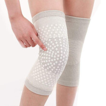Volleyball Knee Pads Light Grey 2pcs with Impact Cushioning Pad and Self Heating Support for Arthritis Pain Relief