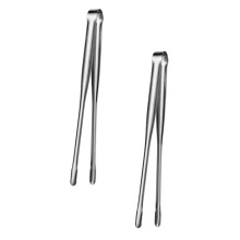 Stainless Steel BBQ Tongs Set of 2 Japanese Style 304 Heat Resistant Grill Tongs for Cooking and Serving