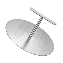 Stainless Steel Burger Press Heavy Duty Food Smasher for Pancakes and Scallion Cakes with Ergonomic Handle