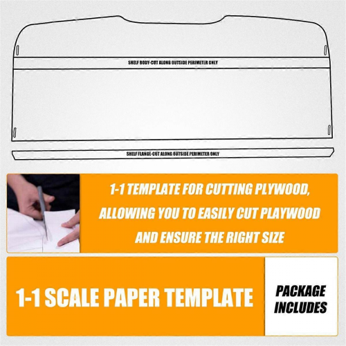 DIY Sprinter Van Headliner Shelf Kit Compatible with Sprinter High Roof 1