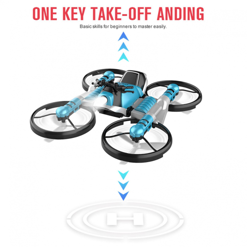 Mini Drone 2 In 1 Motorcycle Aircraft DeCompatible withmation Rc Drone 1