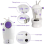 Mini portable sewing machine with light for beginners or experienced users 2