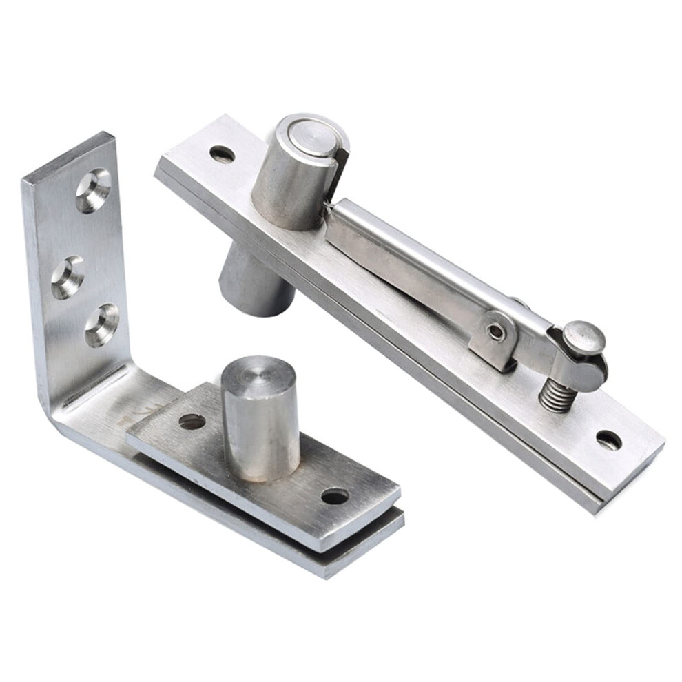 304 Stainless Steel Concealed Pivot Hinge For Wooden Doors, Adjustable Gap Hidden Door Hinge B 9771547056690