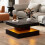Black Square Coffee Table for Living Room 1