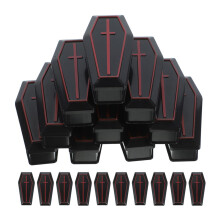 20Pcs Mini Coffin Boxes with Lids for Halloween Party Favors and Decorations, DIY Craft Gift Set