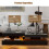 Black Square Coffee Table for Living Room 6