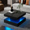 Black Square Coffee Table for Living Room 8