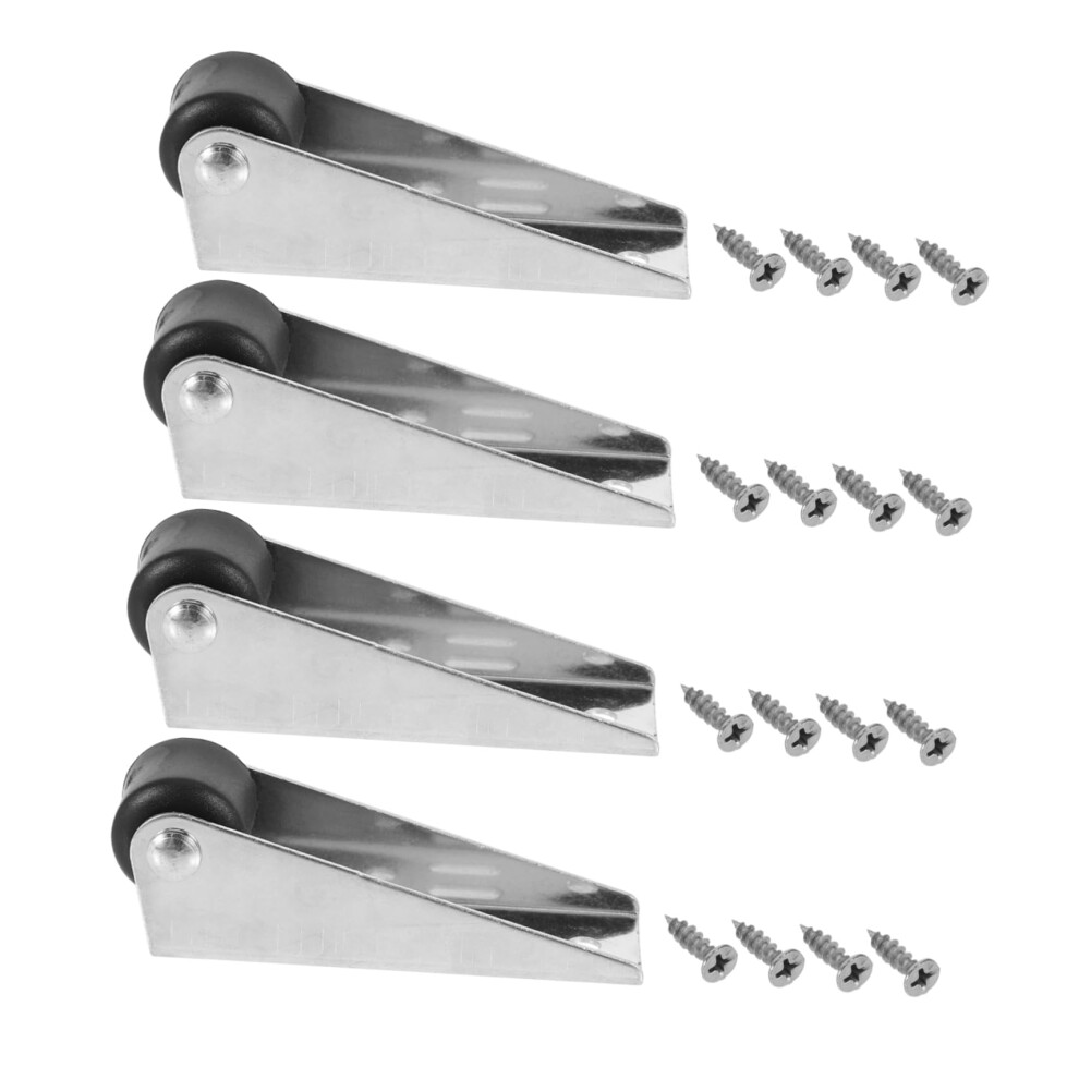 4Pcs Sliding Door Roller Set Heavy Duty Silent Closet Door Wheels With Smooth Glide Motion 9771547057123