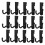 24pcs Heavy Duty Plastic Pegboard Hooks for Kitchen Garage Wall Storage Organizer 1