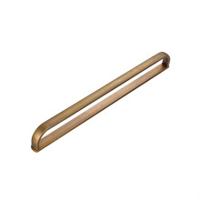 61cm Single Bronze Towel Bar for Bathroom, Vintage Brass Wall Mounted Rack with Classic Bronze Finish