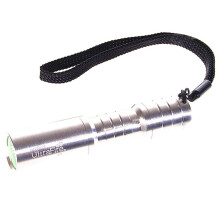 LED Flashlight Aluminum Alloy Mini Torch 190LM Dual Battery Rechargeable Pocket Light for Camping