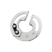 Heavy Duty Stainless Steel Gate Lock and 180 Degree Hidden Door Hinge for Outdoor Industrial Use