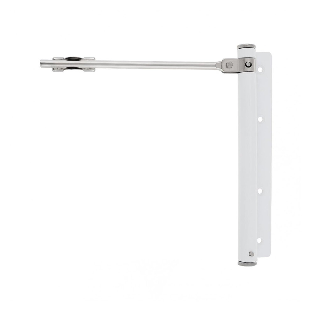 Automatic Door Closer Stainless Steel Adjustable Silent Closing For Home And Office White 9771547057574