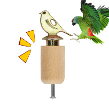 Wooden Bird Call Whistle HandTwisted Authentic Birdlike Sound Imitator for Outdoor Bird Watching