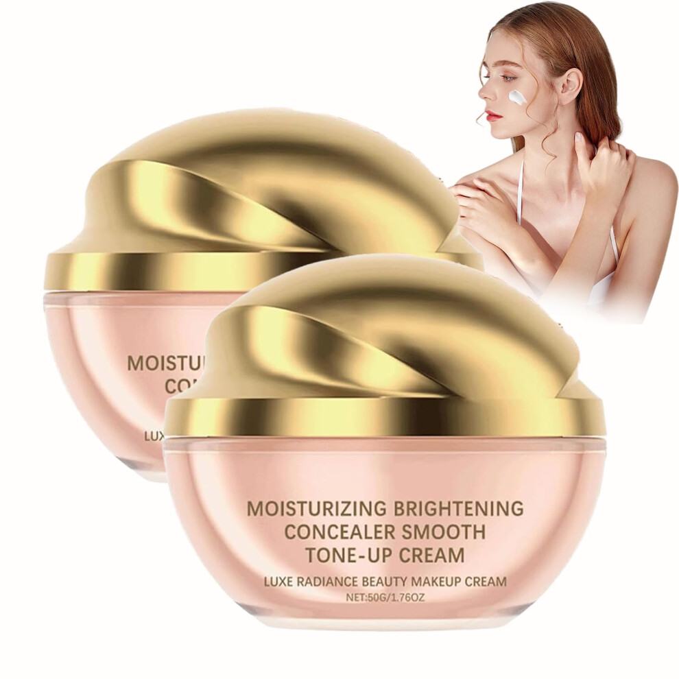 BB Cream and Moisturizing Concealer Set, Deep Hydration Formula for Natural ToneUp Effect (2pcs, 1)
