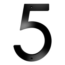 Black Acrylic Floating House Number 10 Inch Large 3D Address Sign for Home Outdoor Weatherproof