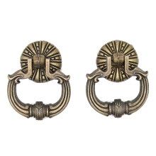 8PCS Antique Bronze Cabinet Pull Handles 68mm, Solid Zinc Alloy Drawer Knobs for Wardrobe and TV Cabinet