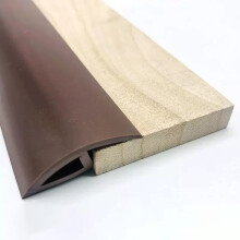 Self Adhesive Carpet to Tile Transition Strip PVC Floor Edge Trim, Flexible Non‑Slip Waterproof Threshold Under 10mm Height (Color: C)