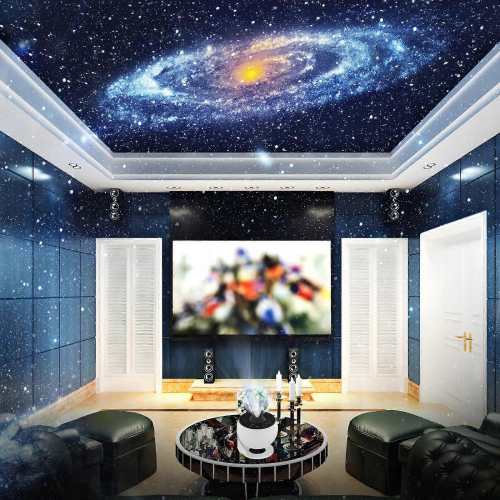 Λάμπα πάρτι Universe Night Sky συμβατή με ένα ήσυχο υπνοδωμάτιο με 12 δίσκους ταινιών 1