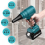 Για μπαταρία ασύρματου φυσητήρα σκόνης Makita 18V, φορητό συλλέκτη σκόνης πεπιεσμέν 4