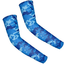 Poaug Kids' Sleeve Elastic Sunscreen Arm Sleeves Bright Colors 1 Pair