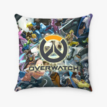 AIVO Overwatch Brugerdefineret Pudebetræk Personligt Spundet Polyester Firkantet