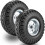 Rubber wheelbarrow wheels 4.10/3.50-4 2 pcs 1