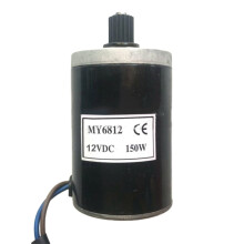 Mosiee 12V/24V hastighedsbørstemotor My6812 150W til elektrisk scooter