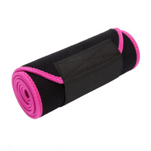 Waist Trainer Belt for Men and Women, Neoprene Adjustable Waist Trimmer for Weight Loss and Lumbar Support, Red 105